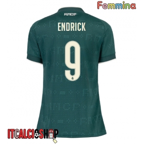 Real Madrid Endrick #9 Seconda Maglia Femmina 2026-27 Manica Corta